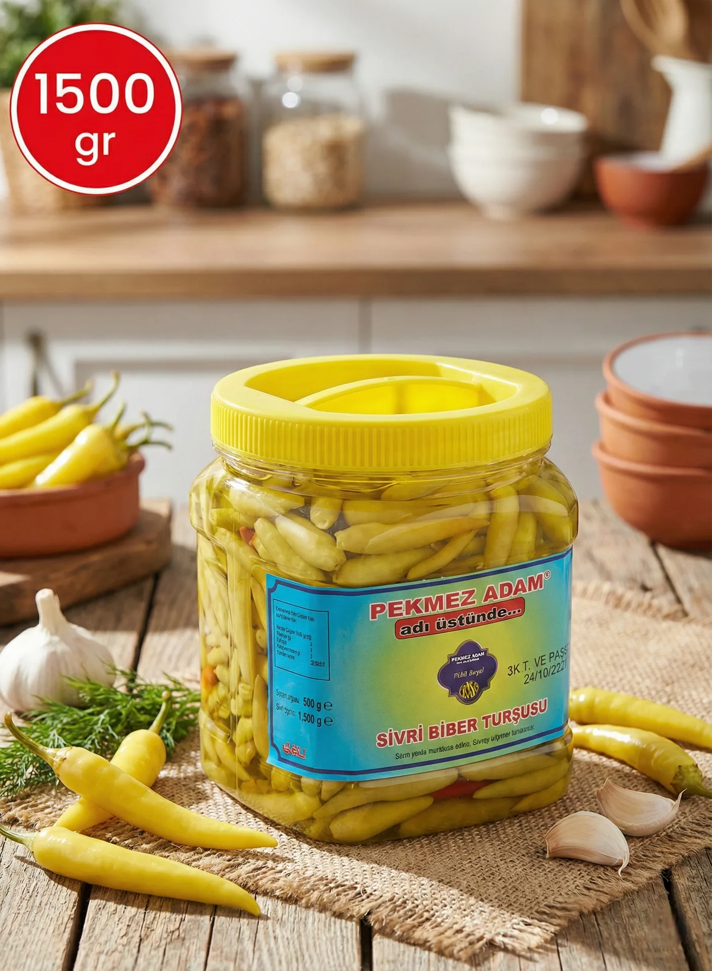 1 Kg Sivri Biber Turşusu