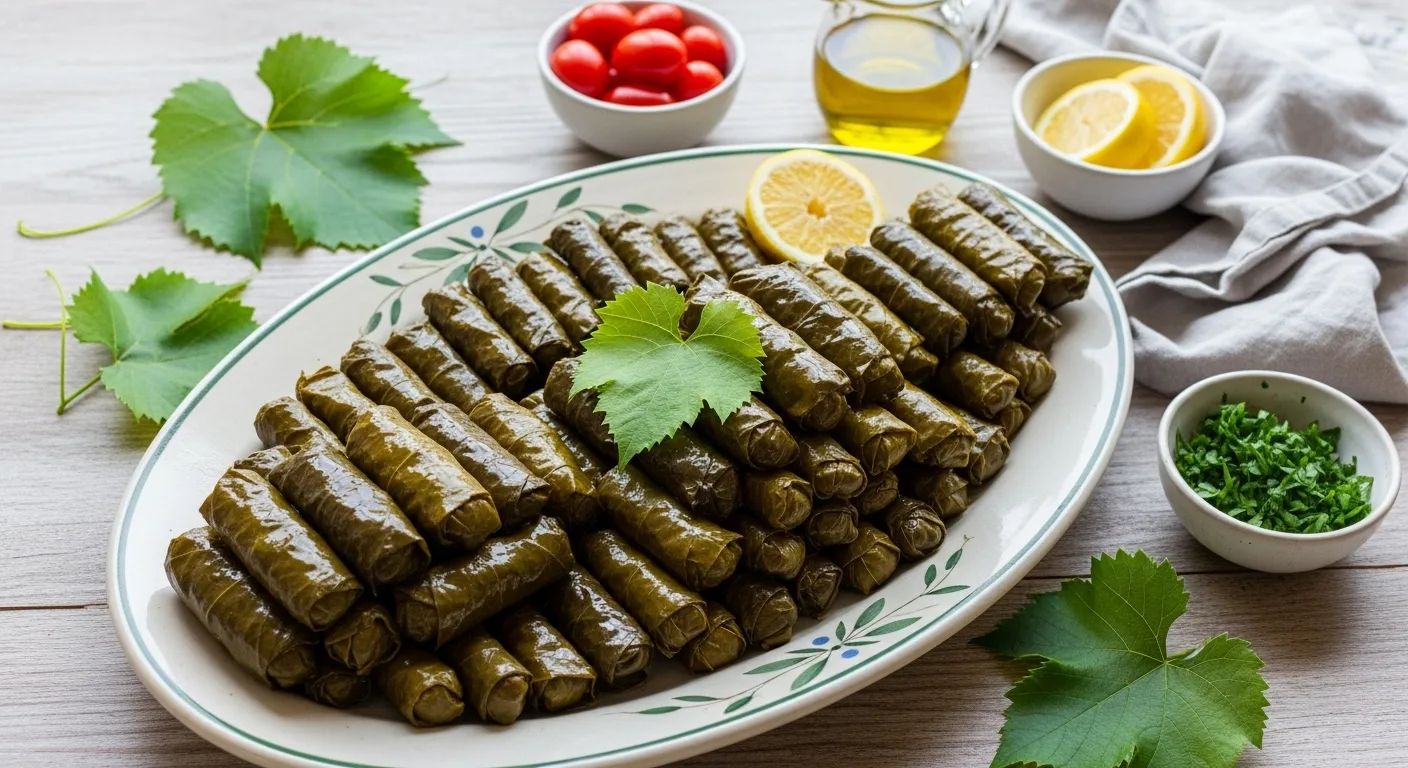 Zeytinyağlı Yaprak Sarma (1 Kg) (ÇİĞ)