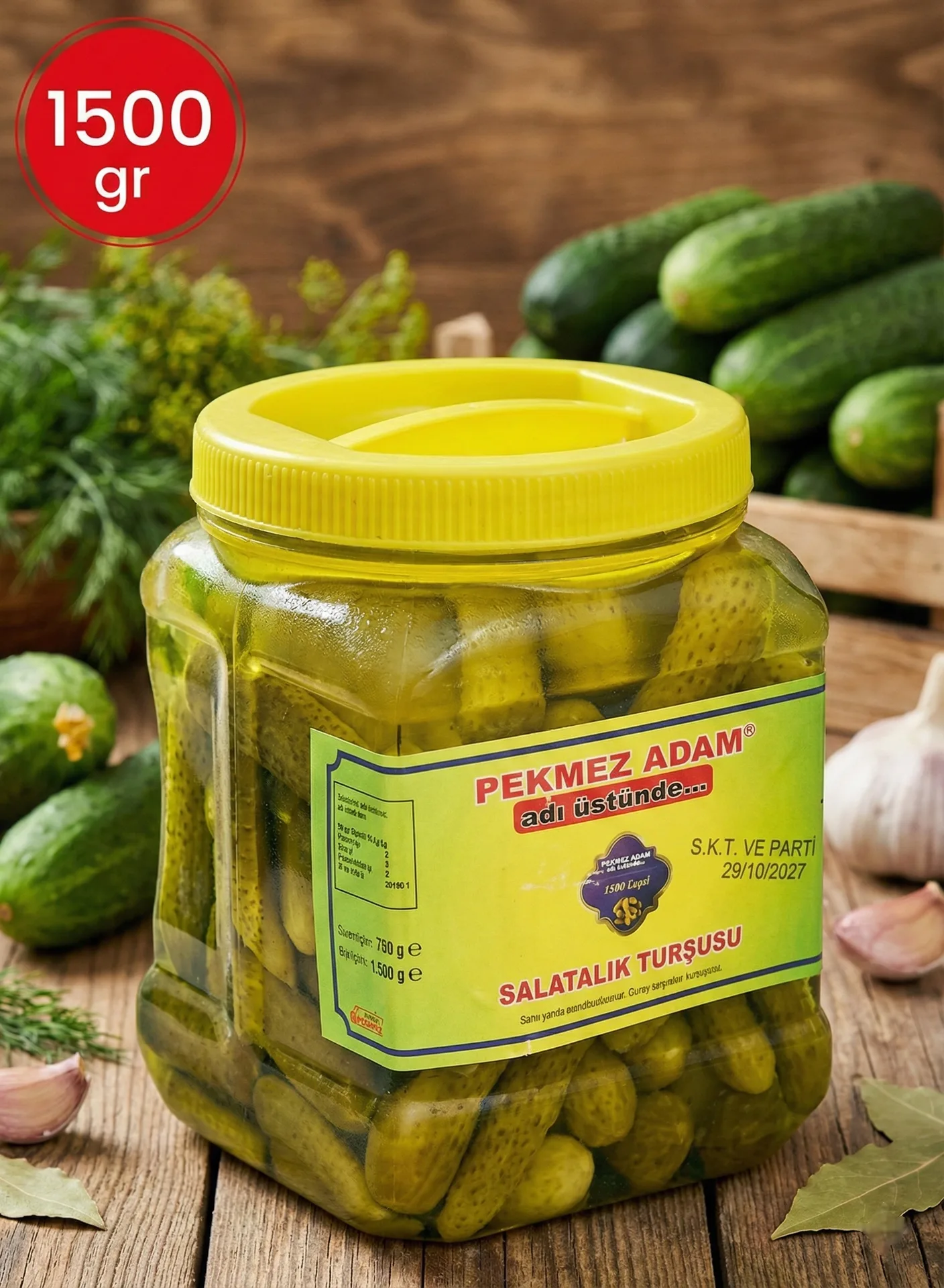 1 Kg Kornişon Turşu